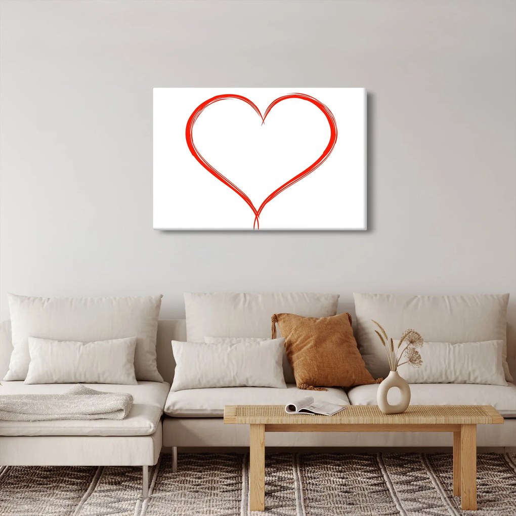 Tablou cu inima (90x60 cm)