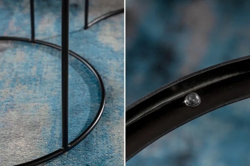 Set de 2 masute design industrial Elements Oriental