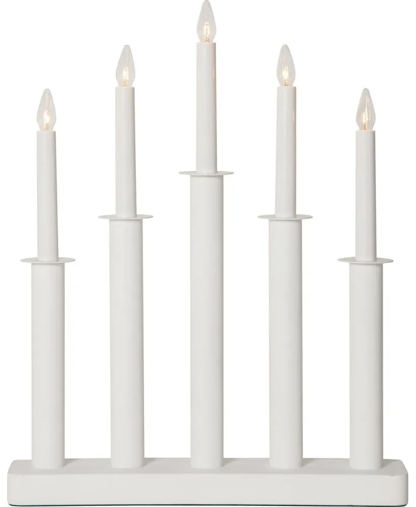 Decorațiune luminoasă de Crăciun albă Plate – Star Trading