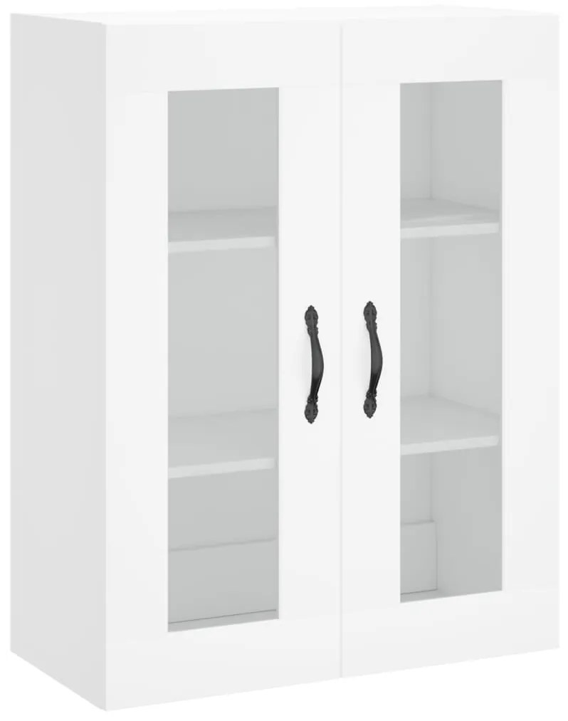 vidaXL Dulap montat pe perete, alb, 69,5x34x90 cm, lemn prelucrat