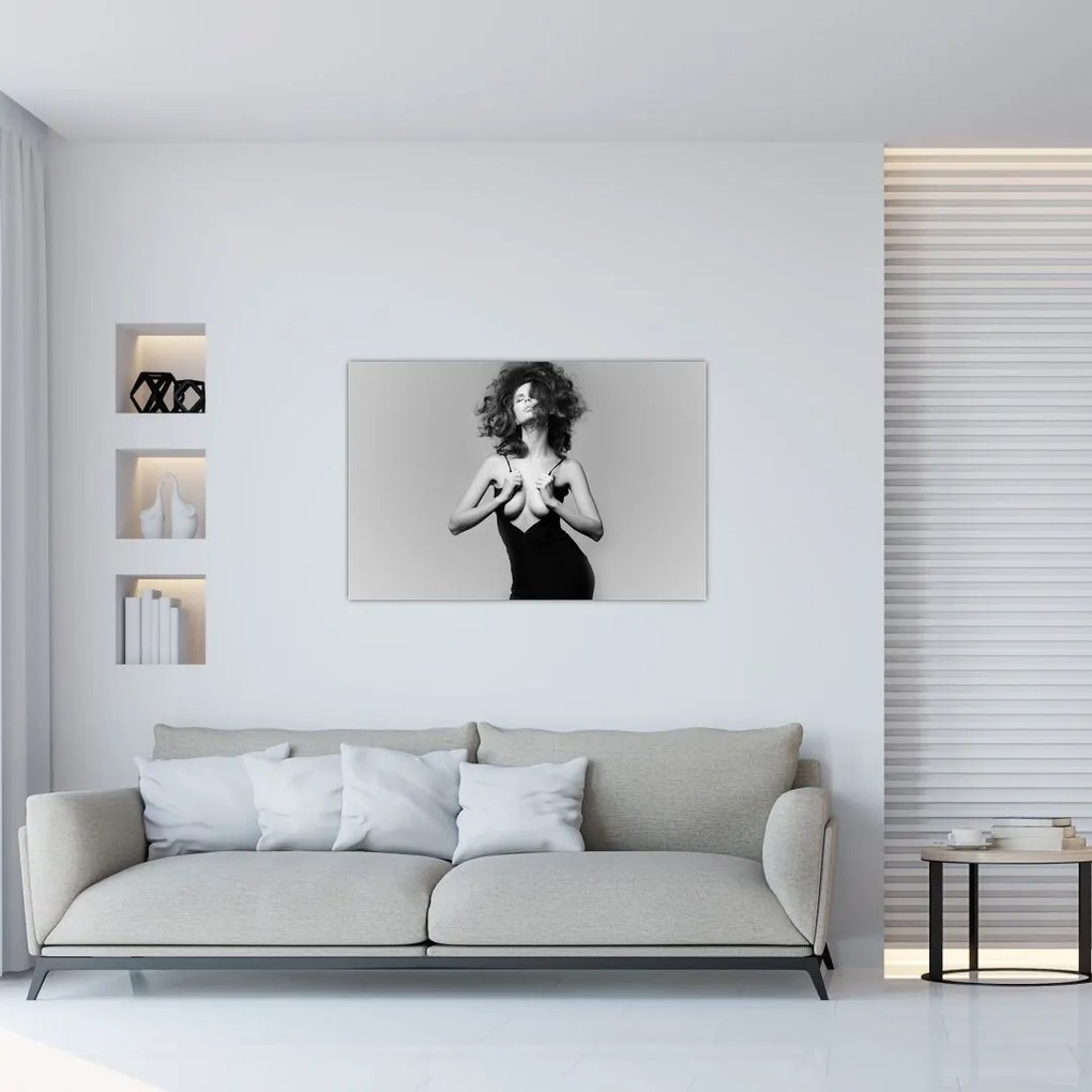 Tablou - Femeia în negru (90x60 cm)