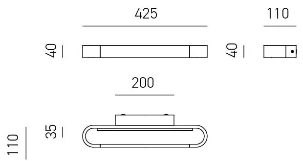 Aplica de perete LED pentru oglinda baie IP44 Ring 4000K