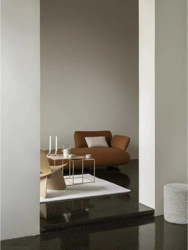 Măsuțe de cafea albe 2 buc. din metal 50x60 cm Fera – Blomus