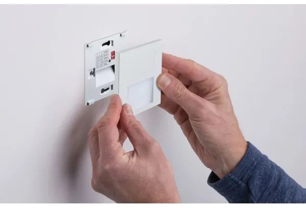 Paulmann 80002 - LED 1W lampă scări cu senzor TSARO 230V albă/lead