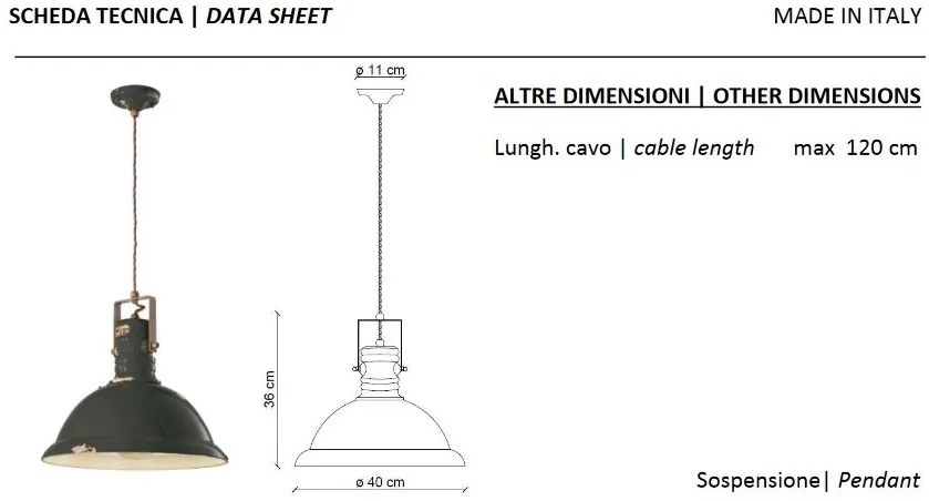 Lustra design retro realizata manual din ceramica INDUSTRIAL