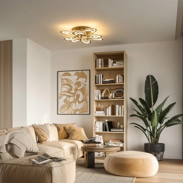 Lustră LED dimabilă aplicată Brilagi TWIST LED/125W/230V 3000-6500K + telecomandă