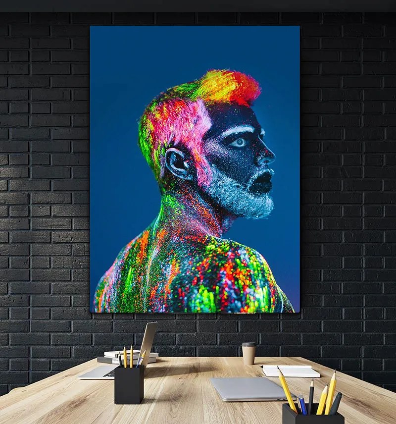 Tablou canvas Colorful Men 120x80 cm