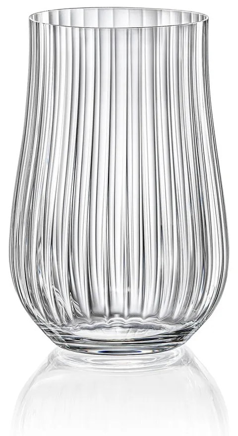 Set 6 pahare Crystalex Tulipa Optic, 450 ml