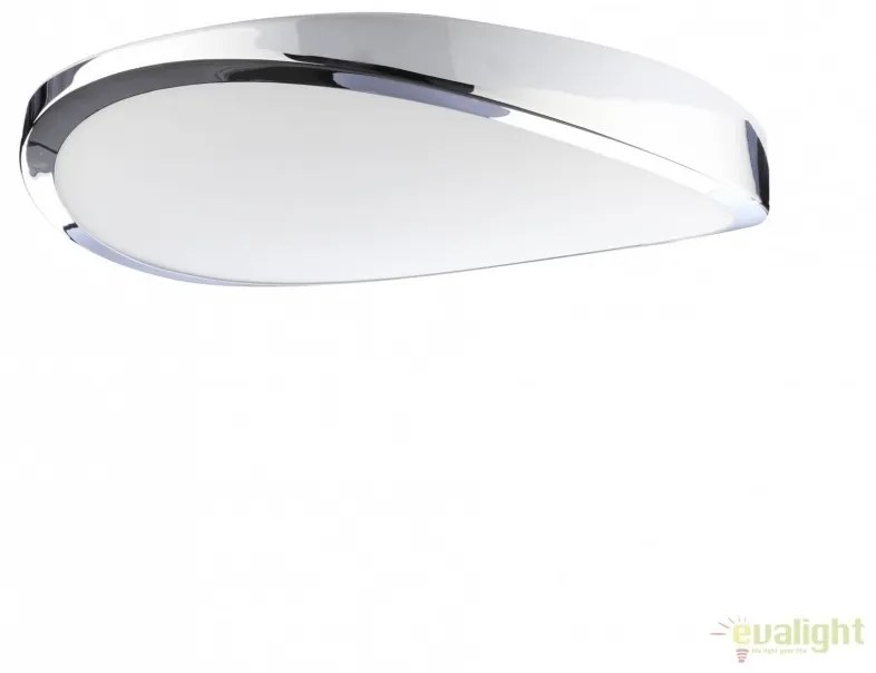 Lustra aplicata design modern 48cm Circulo Top White