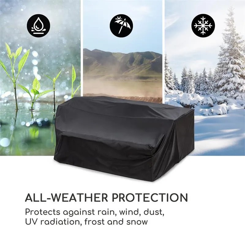 Theia Raincover, 100% poliester, protecție împotriva intemperiilor, negru