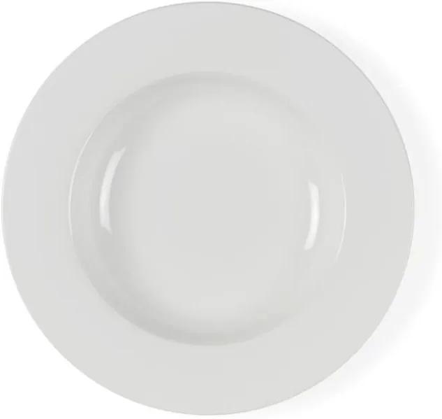 Farfurie din porțelan pentru supă Bitz Mensa, diametru 23 cm, alb