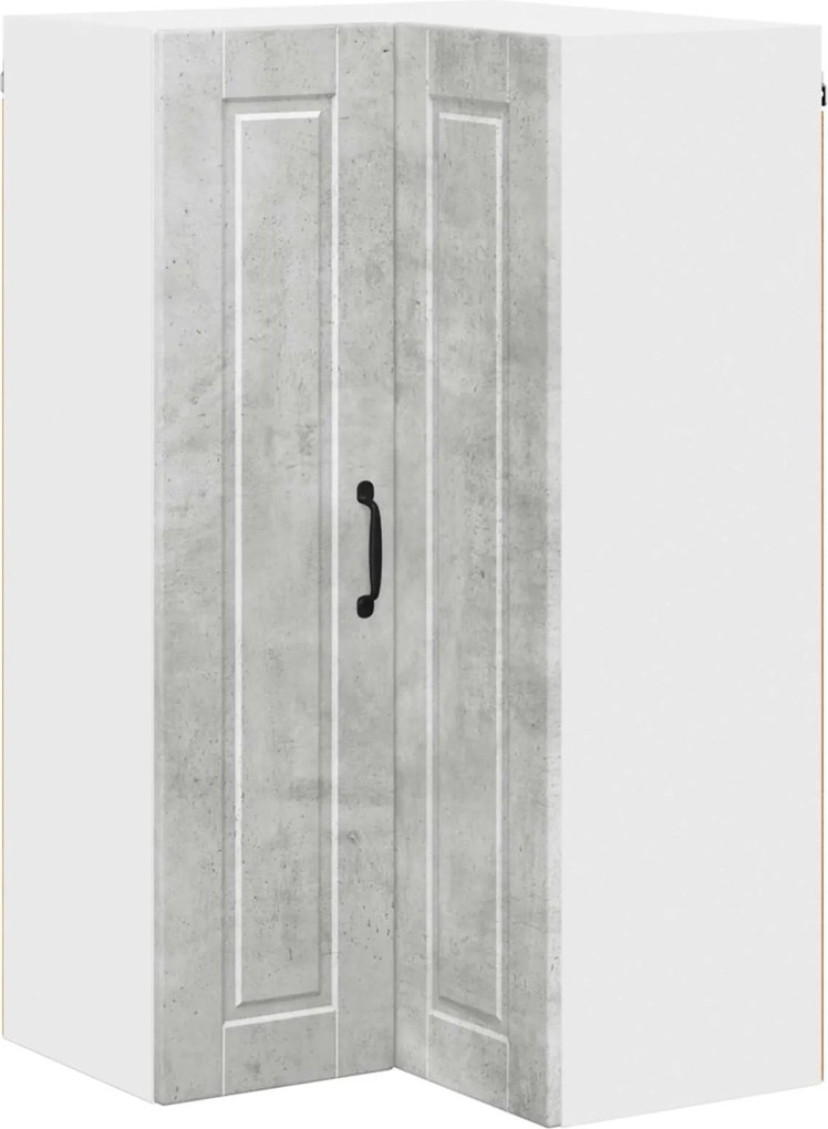 vidaXL Dulap de bucătărie Gri din beton 57 x 57 x 100 cm Lemn compozit