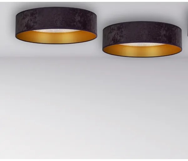 Plafonieră LED VELVET STAR LED/24W/230V d. 40 cm gri/aurie Brilagi