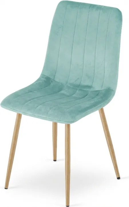 Scaun de catifea mentolat LAVA AQUA MINT