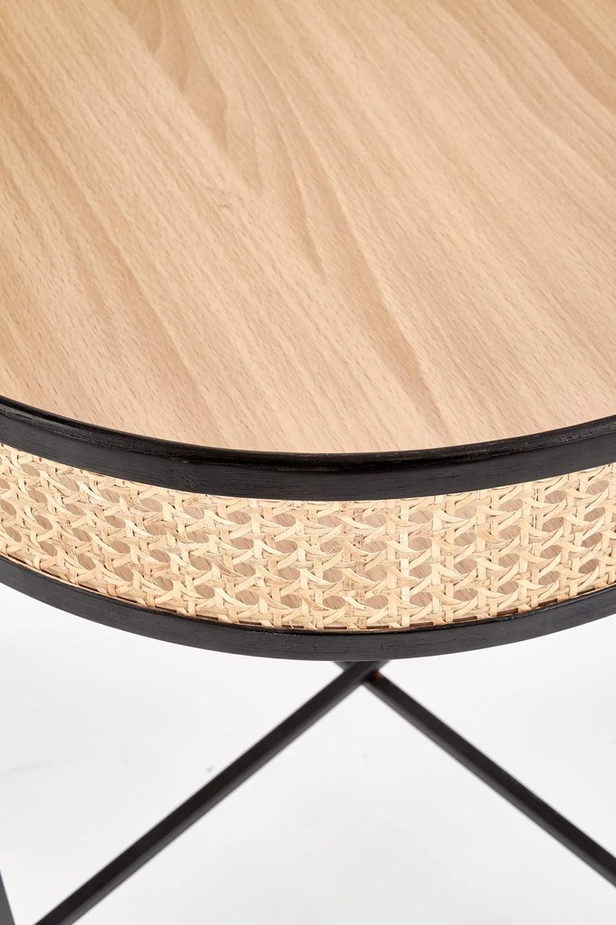 Masuta de cafea Rattan Natural, LANIPA 50x55 cm