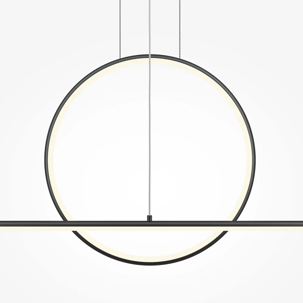 Suspensie Halo MOD247PL-L49BK Maytoni LED, Negru, Germania