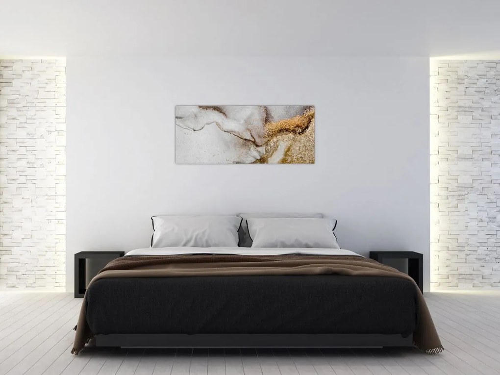 Tablou - Cerneală de marmură (120x50 cm)