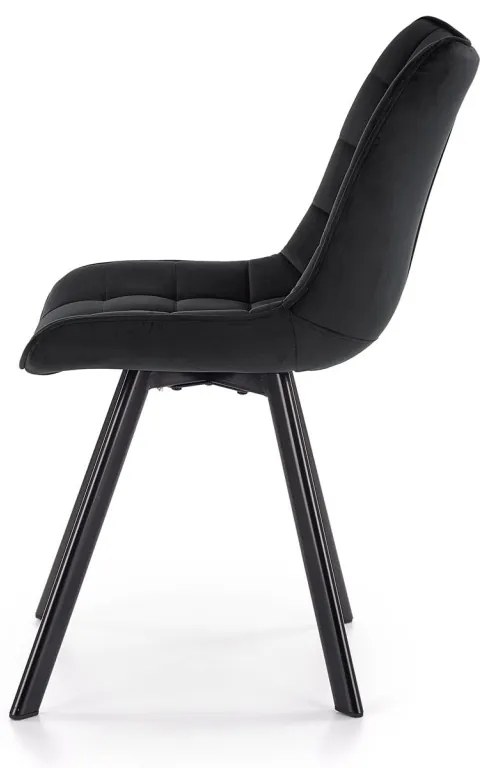 Scaun K332 velvet negru