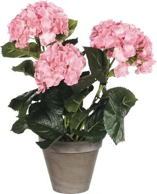 Floare artificiala, hortensie, roz
