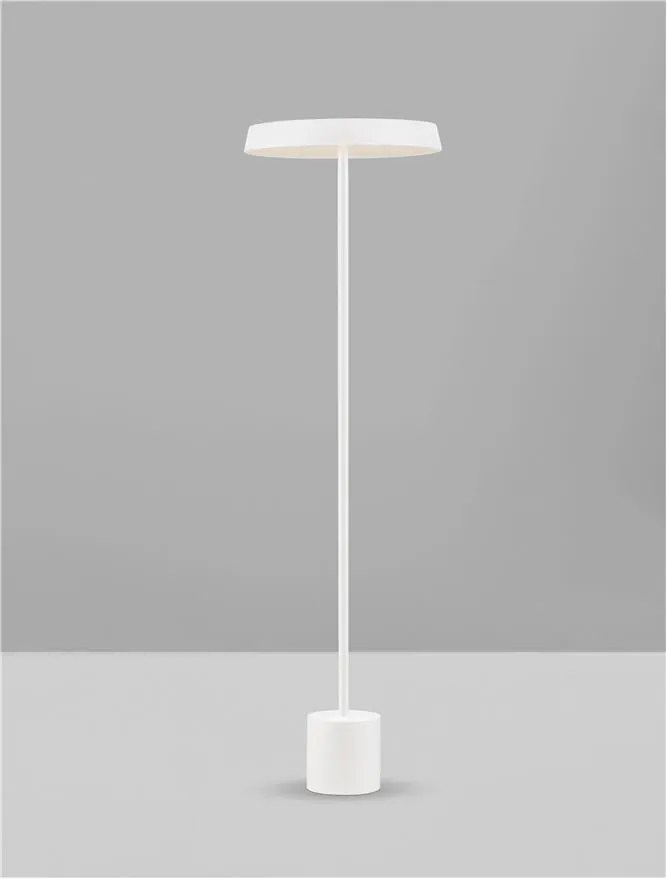 Lampa de podea LED design modern VETRO alb, D-40cm