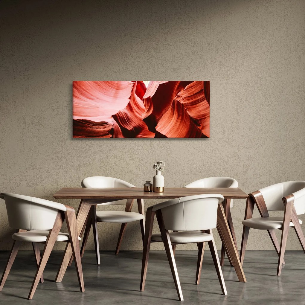 Tablou - Roci roșii (120x50 cm)