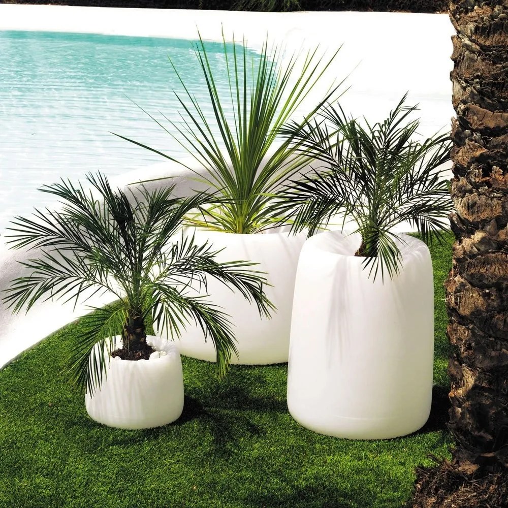 Ghiveci plante, flori design decorativ modern pentru amenajari interioare si exterioare, BLOW PLANTER 55017R Vondom