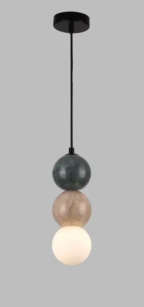 MAXLIGHT P0665 - Pendul pe cablu ALICE 1xG9/7W/230V Ø 10 cm negru