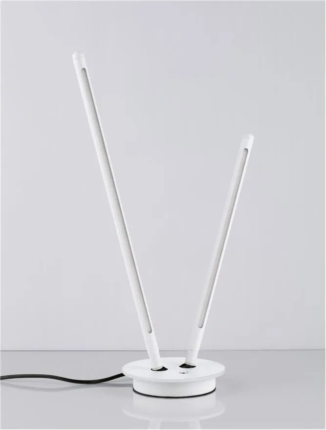 Lampa de masa LED design modern INTEC, alb