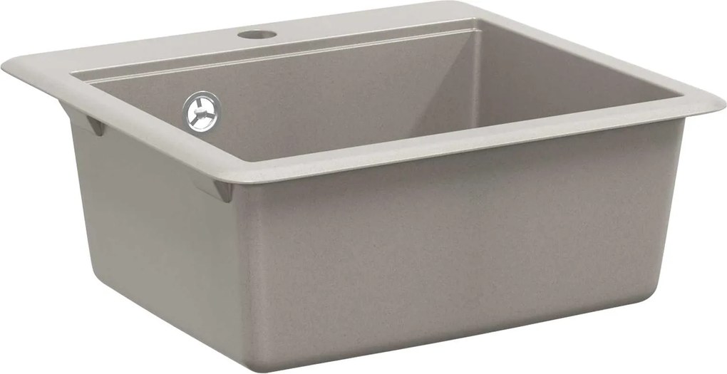 vidaXL Chiuvetă Gri 470 x 440 mm Granit