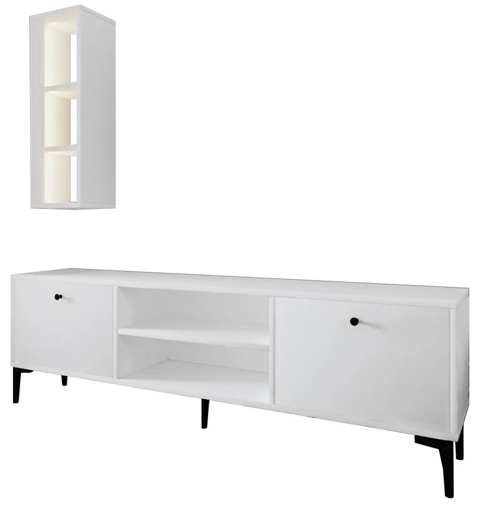 Mobilier living Kuvuni 1 (alb) . 1095640