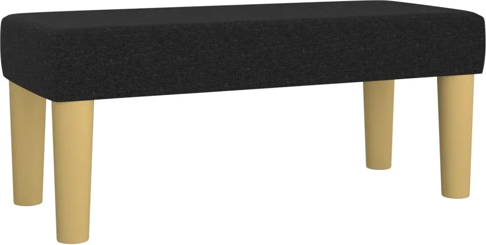 vidaXL Bancă, negru, 70x30x30 cm, textil