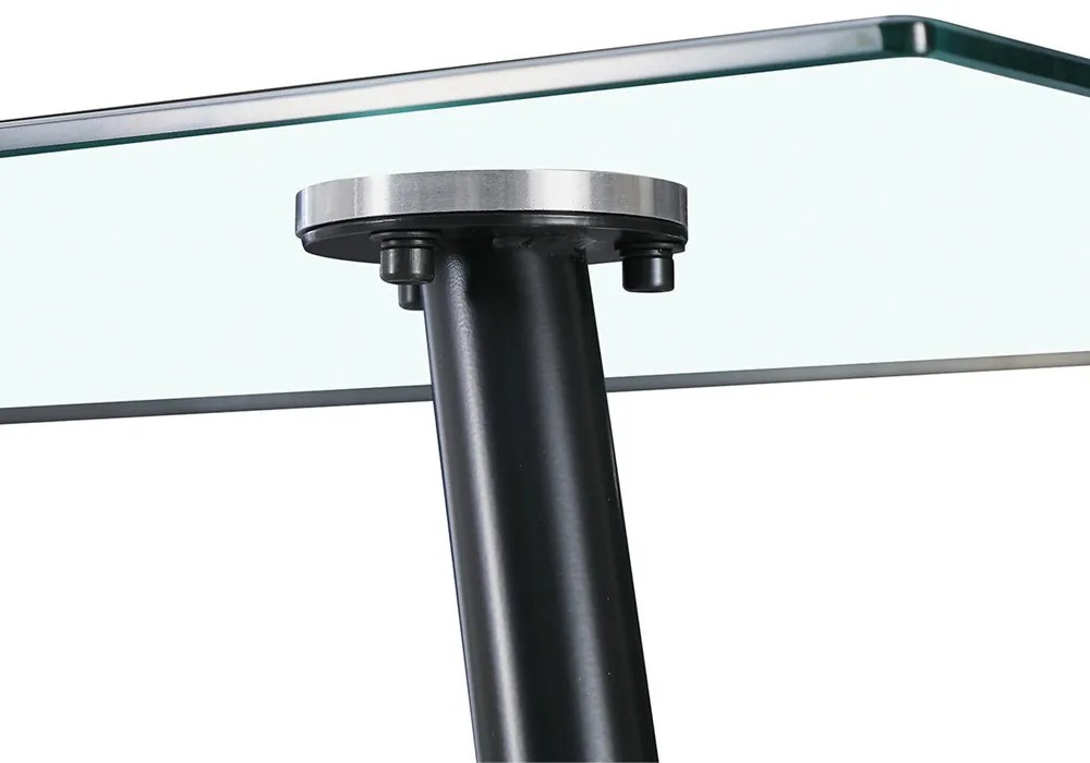 Milo 4+1 set de sufragerie negru-gri