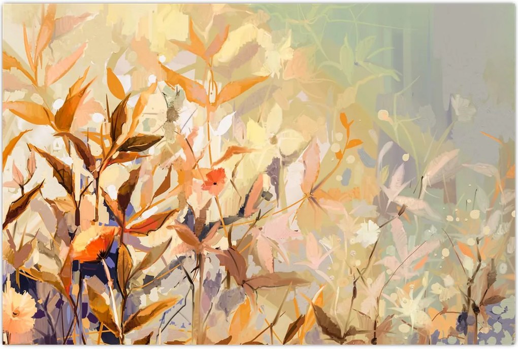 Tablou - Plante pictate (90x60 cm)