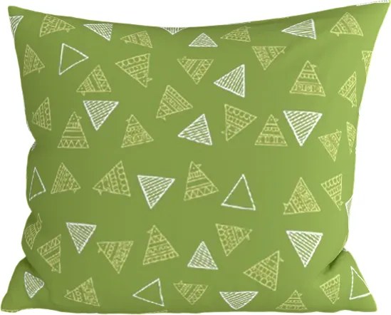 Husa pentru perna din microfibra TREVA 45x45 cm, verde