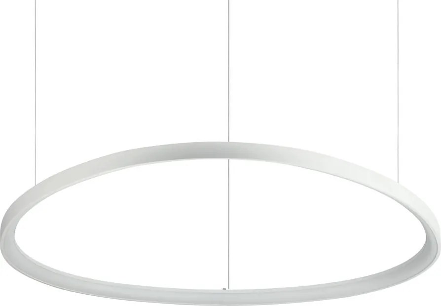 Lustra LED suspendata design circular GEMINI SP D105 ON-OFF BIANCO 4000K