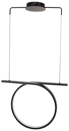 Lustră LED suspendată pe cablu ODETTA LED/30W/230V 4000K negru