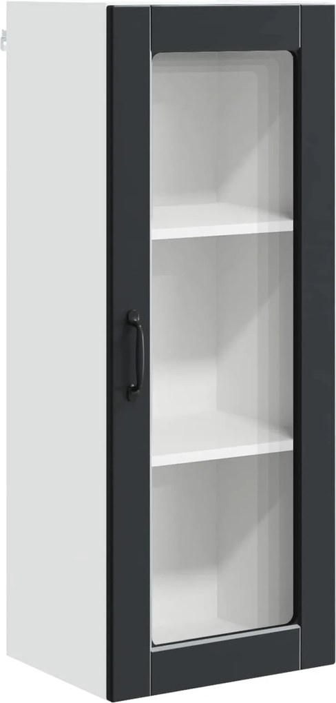 vidaXL Dulap de bucătărie cu raft Negru 40 x 31 x 100 cm Lemn compozit