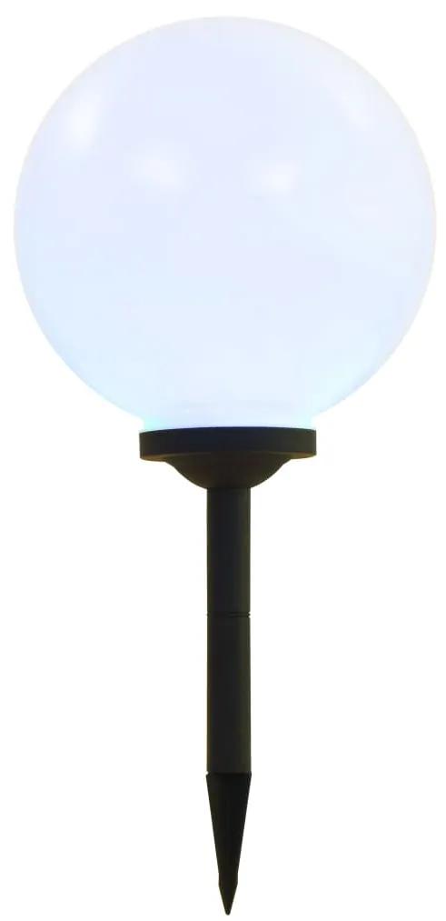 Lampi solare de exterior, 4 buc., 30 cm, RGB, sferic, LED 4, 30 cm, 1