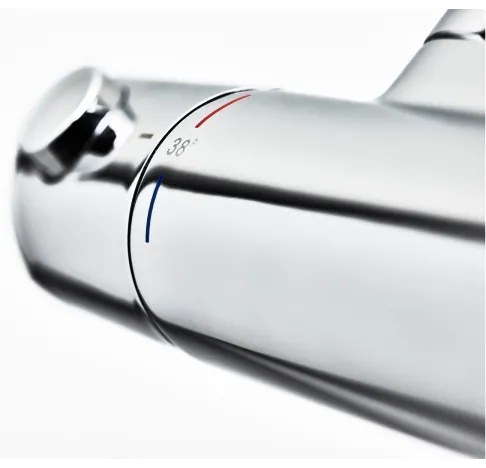 Ravak X070116 - Baterie de duș termostatică PURI, crom lucios