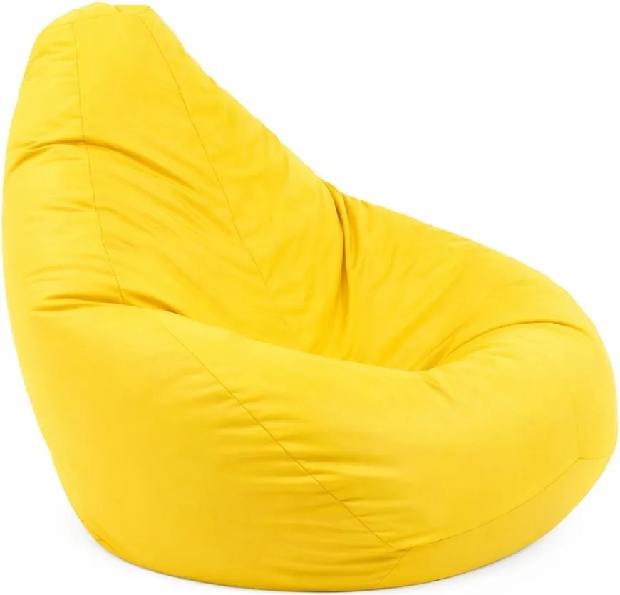 Fotoliu puf copii, Nirvana Light Pufrelax, Material Impermeabil - Yellow Quince