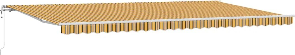 vidaXL Cort electric retractabil Multicolour 600 × 350 cm