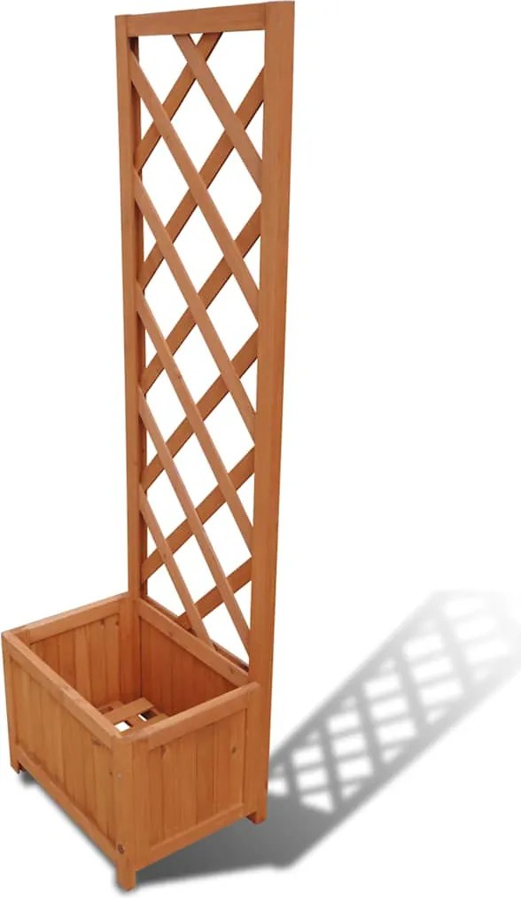 vidaXL Spalier cu mască ghiveci 40 x 30 x 135 cm