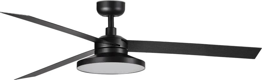 Lustra LED cu Ventilator tavan si telecomanda CRUISER TAK L negru 2700K