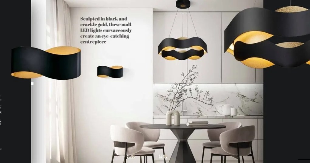 Lustra suspendata LED design modern Belle
