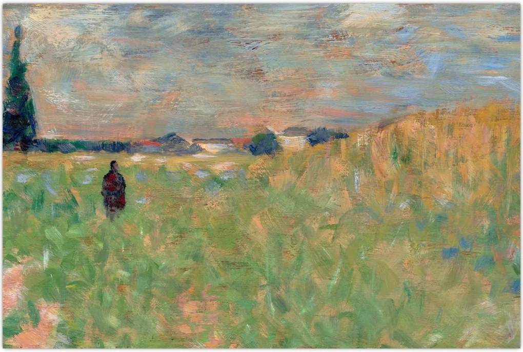 Tablou - Georges Seurat, A Summer Landscape, reproducere (90x60 cm)