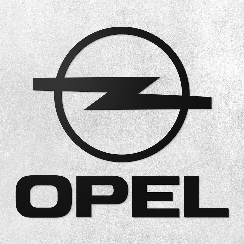 DUBLEZ | Siglă auto din lemn pentru perete - Opel