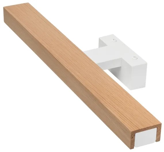 Aplică LED pentru oglindă de baie Brilagi WOODY MIRROR LED/8W/230V IP44 stejar/alb
