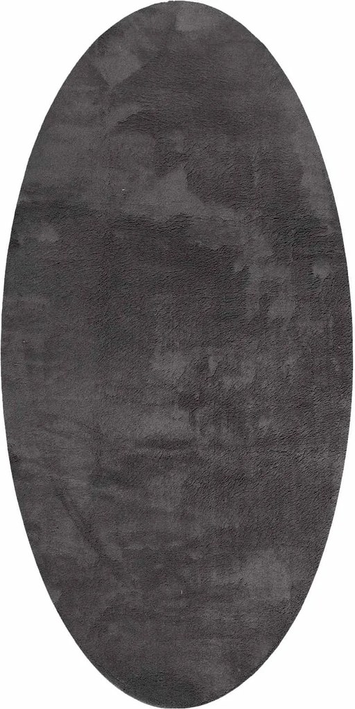 vidaXL Covoare de zonă Oval HUARTE Antracit 100 x 200 cm