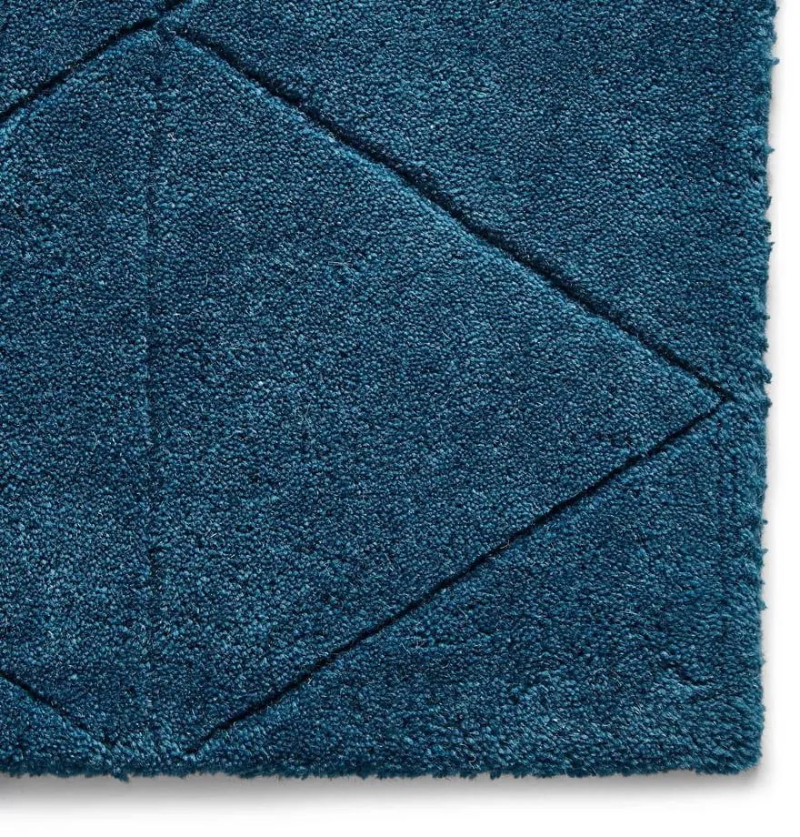 Covor din lână Think Rugs Kasbah, 150 x 230 cm, albastru