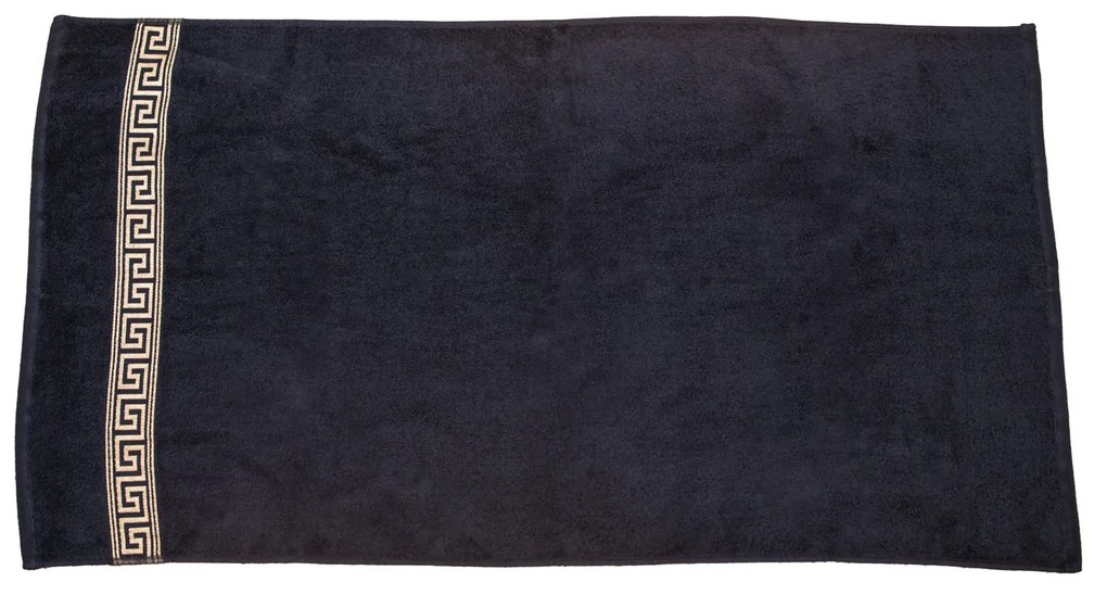 Prosop de corp GREEK negru 70 x 130 cm, 100% bumbac